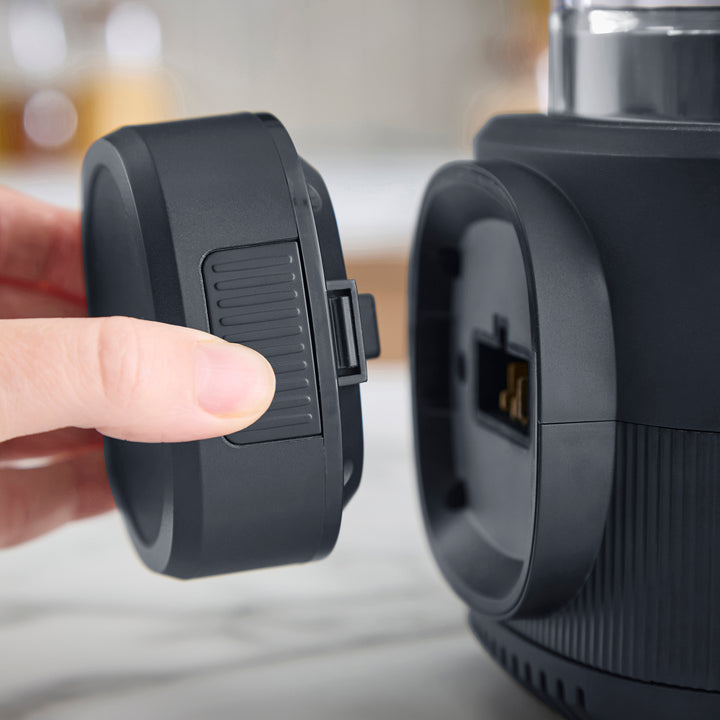 adding battery to cordless food processor