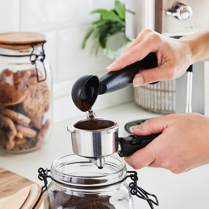 Traditional Compact Pump Espresso Machine - Stainless Steel