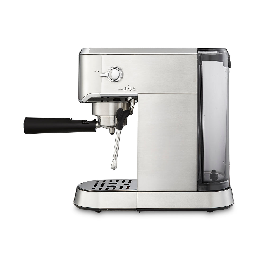 Traditional Compact Pump Espresso Machine - Stainless Steel