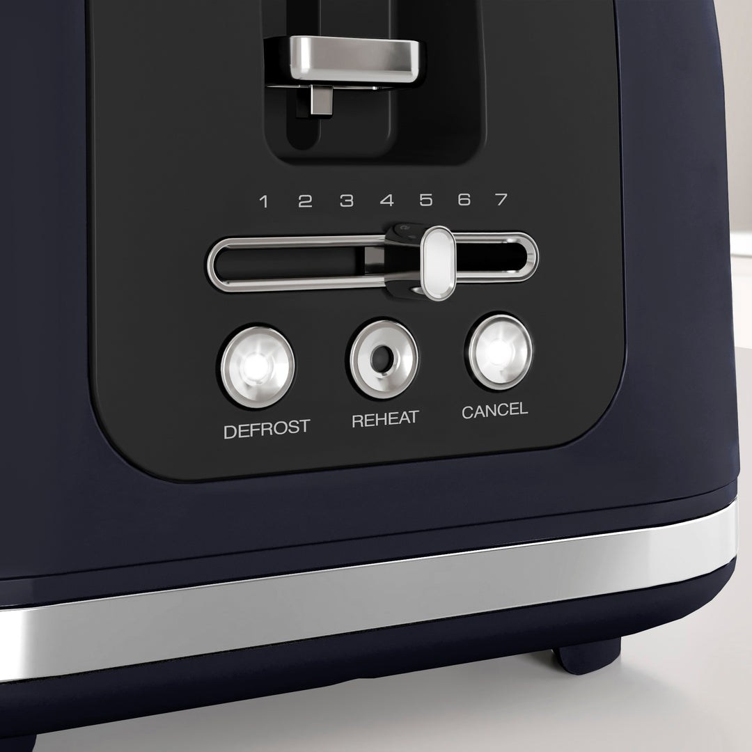 Signature Matt 4-Slice Toaster Blue