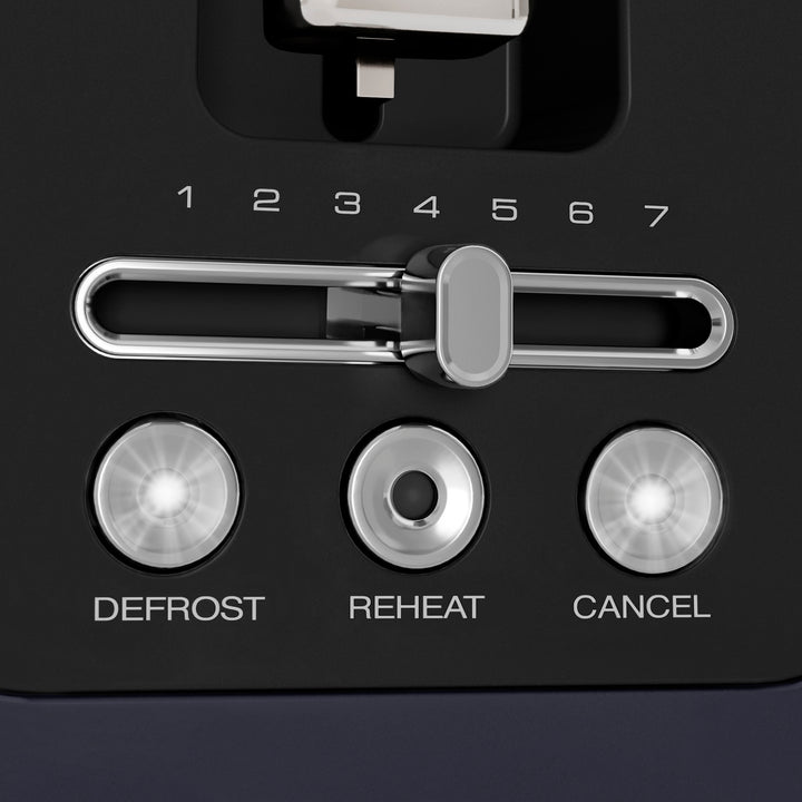 Signature Matt 4-Slice Toaster Blue