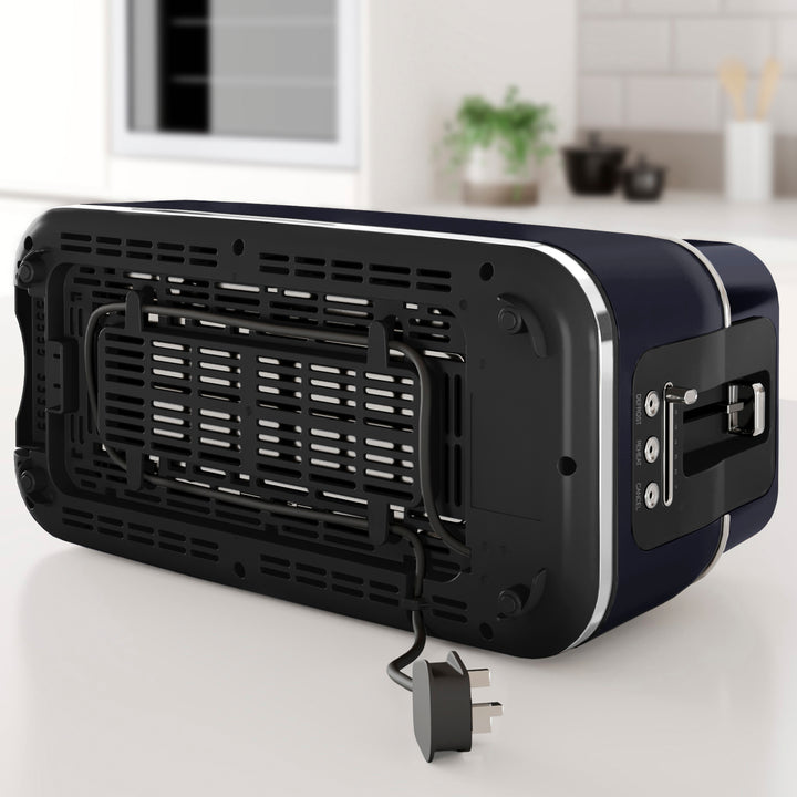 Signature Matt 4-Slice Toaster Blue