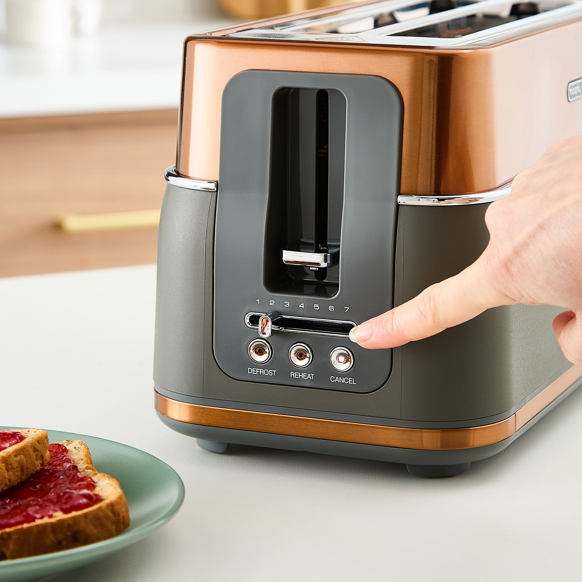Signature Matt Copper 4-Slice Toaster – Morphy Richards UK