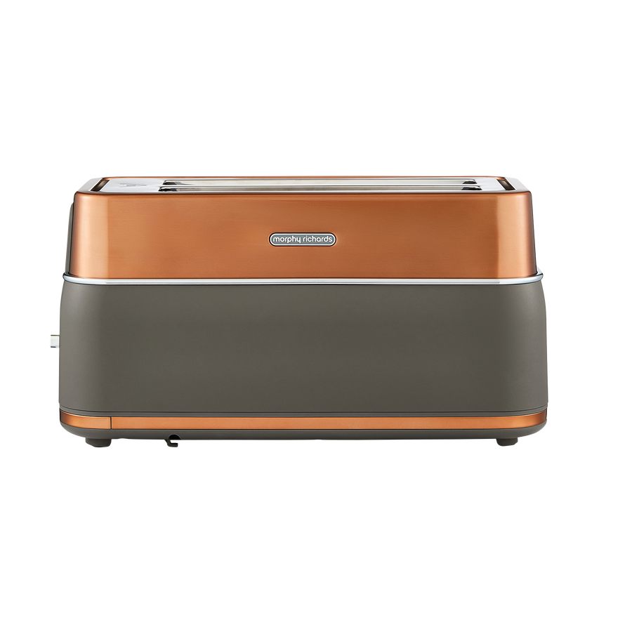 Copper and grey morphy richards toaster