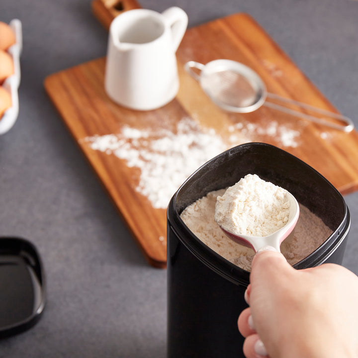 Equip Large Storage Black Canisters Set