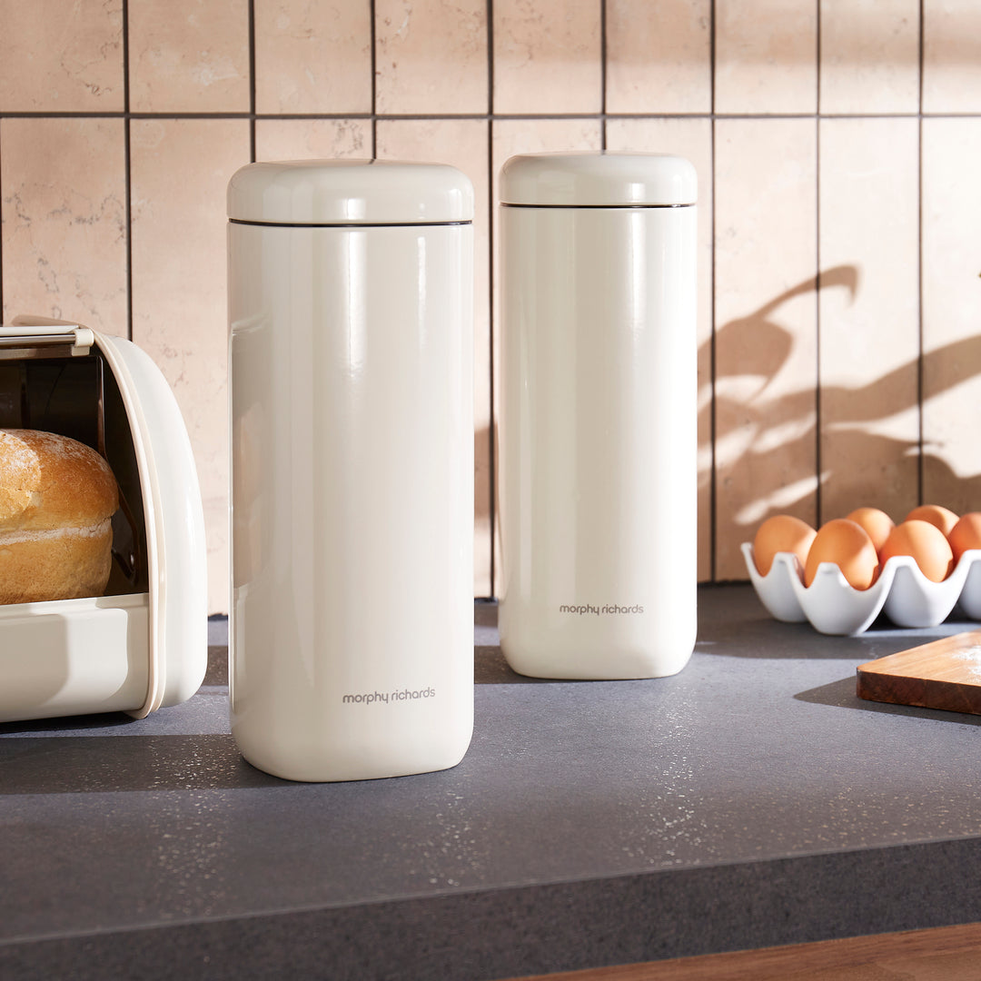 Equip Large Storage Cream Canisters Set