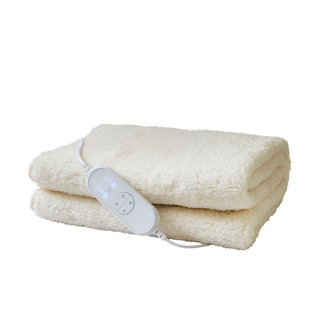 EverCosy King Size Premium Fleece Heated Electric Under Blanket