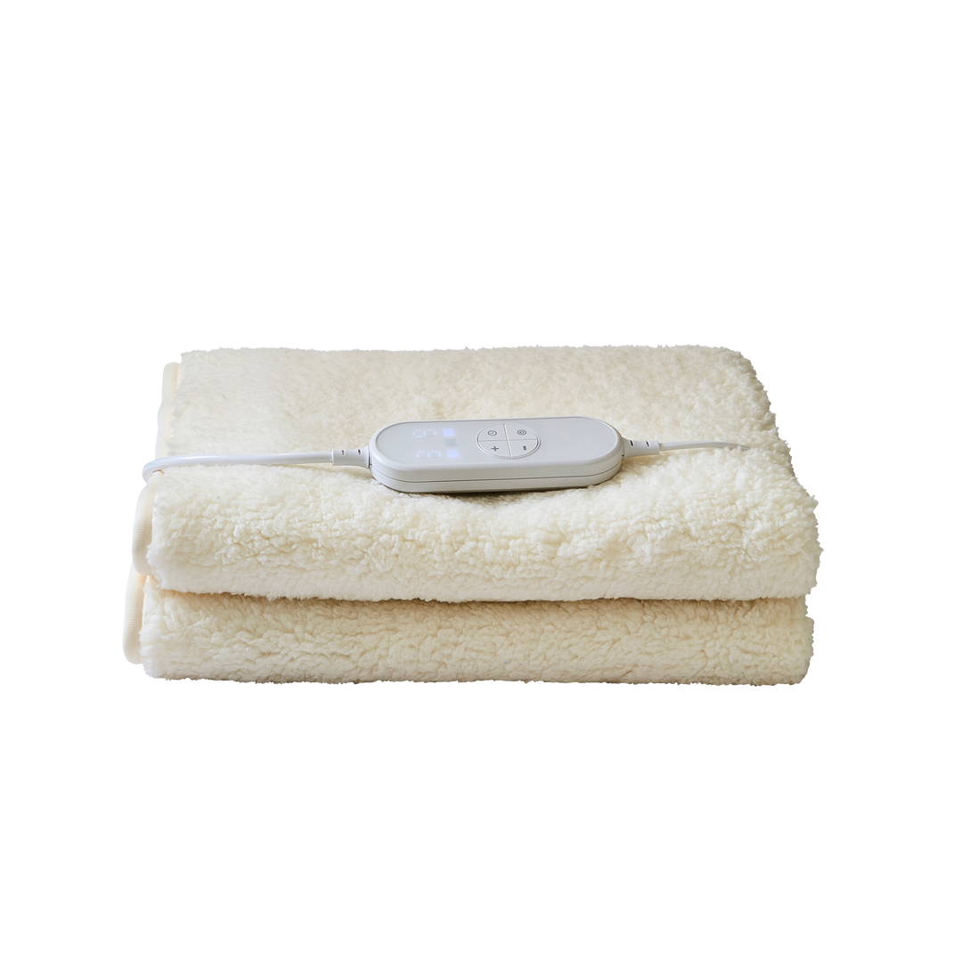 EverCosy King Size Premium Fleece Heated Electric Under Blanket