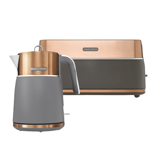 Signature Matt Copper Kettle and Toaster Set