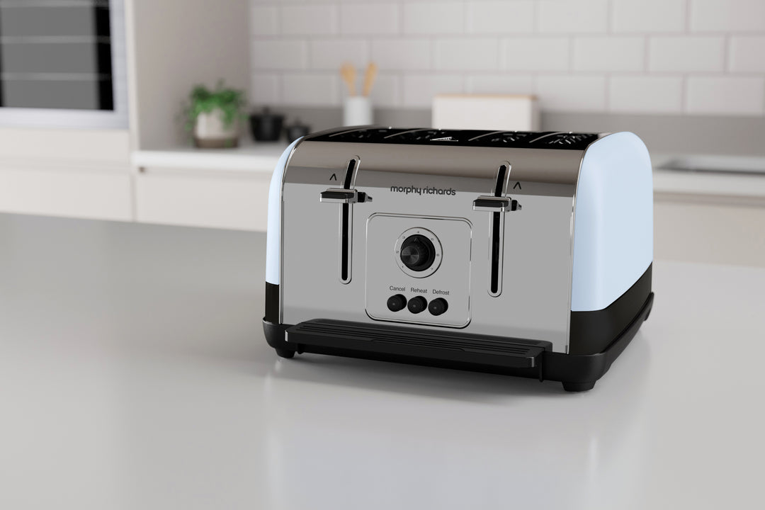 Venture 4 Slice Toaster Duck Egg Blue