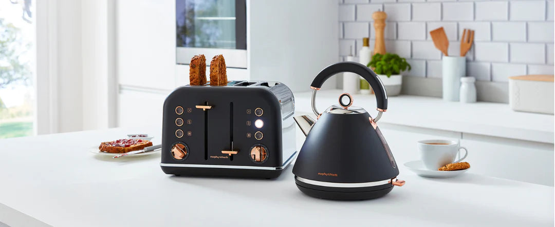 Accents Gold Navy Kettle, Toaster & Digital 4 Litre Air Fryer Set