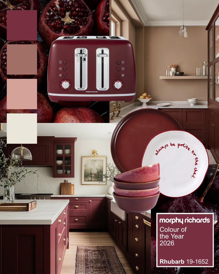 Limited Edition Accents 4-Slice Toaster - Rhubarb