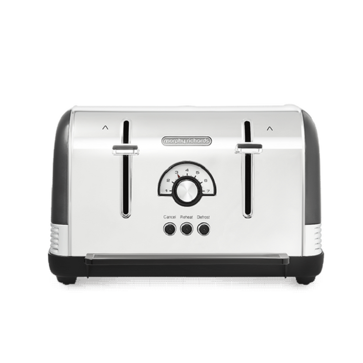 Venture Retro 4-Slice Toaster Black